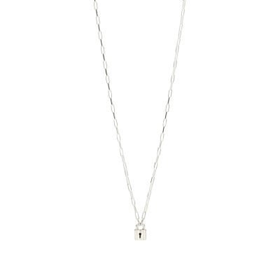 DoDo / collana lucchetto 50 cm / argento