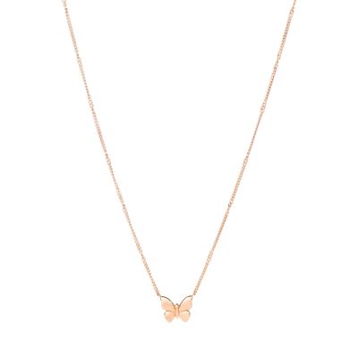 DoDo / Animali / collana farfalla / oro rosa 9 kt