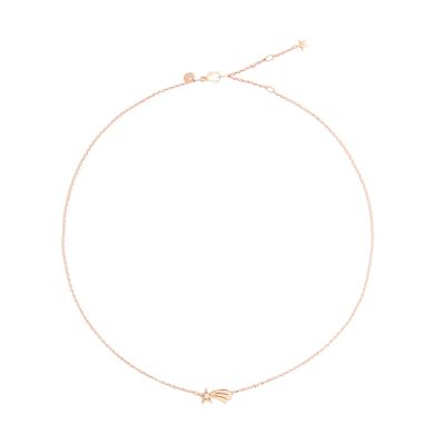 DoDo / Stella Cometa / collana 42 cm / oro rosa 9 kt e diamante