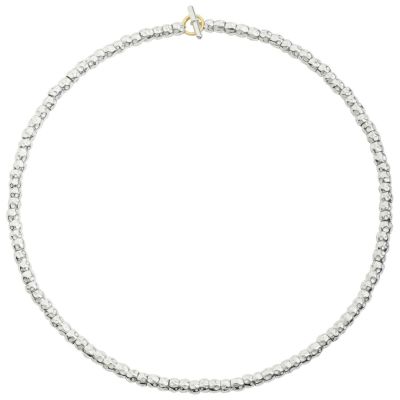 DoDo / Granelli / collana / argento e oro giallo 9 kt