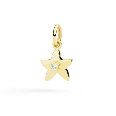 DoDo / Charm / ciondolo stellina / oro giallo 9 kt e diamante