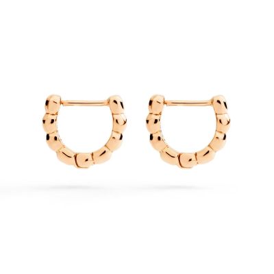 DoDo / Granelli / orecchini hoop / oro rosa 9 kt