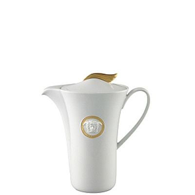 Rosenthal – Versace / Médaillon Méandre d’Or / lattiera / porcellana / bianco, oro