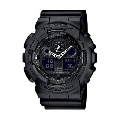 Casio G-Shock / orologio uomo / quadrante nero / cassa in resina / cinturino gomma nera