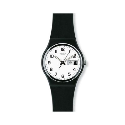 Swatch / Gent / Once Again / orologio unisex / quadrante bianco / cassa plastica / cinturino plastica