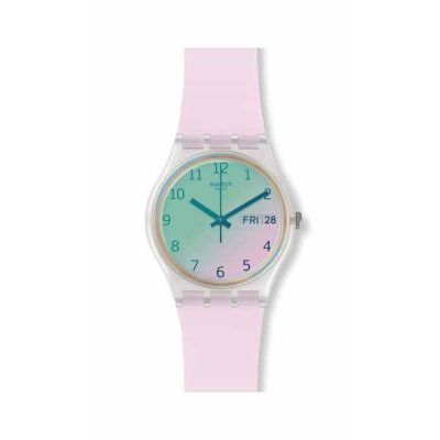 Swatch / Gent / Ultrarose / orologio donna / quadrante rosa / cassa plastica / cinturino silicone