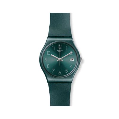 Swatch / Gent / Ashbaya / orologio unisex / quadrante verde / cassa plastica / cinturino silicone