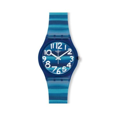 Swatch / Gent / Linajola / orologio unisex / quadrante blu / cassa plastica / cinturino plastica
