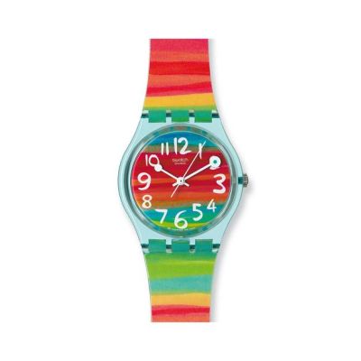 Swatch / Gent / Color The Sky / orologio unisex / quadrante fantasia / cassa plastica / cinturino silicone