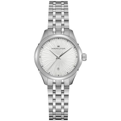 Hamilton Jazzmaster Lady / orologio donna / quadrante bianco / cassa e bracciale acciaio