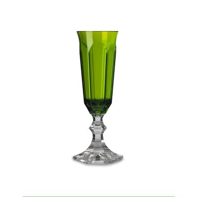 Mario Luca Giusti / Dolce Vita / set 6 flutes / acrilico / verde