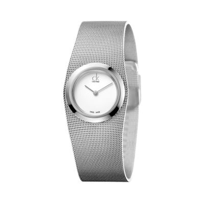 Calvin Klein Impulsive / orologio donna / quadrante bianco / cassa e bracciale acciaio