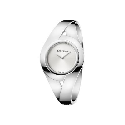 Calvin Klein Sensual / orologio donna / quadrante argentato / cassa e bracciale acciaio