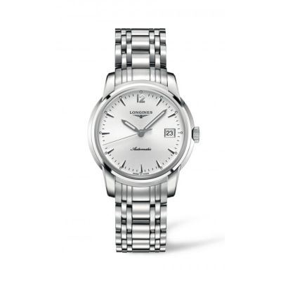 Longines Saint-Imier Collection / orologio uomo / quadrante argentato / cassa e bracciale acciaio 