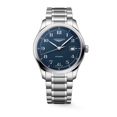 Longines Master Collection - 41 mm / orologio uomo / quadrante blu / cassa e bracciale acciaio