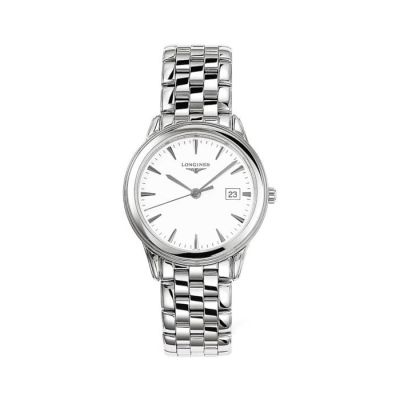 Longines Les Grandes Classiques de Longines Flagship / orologio unisex / quadrante bianco / cassa e bracciale acciaio