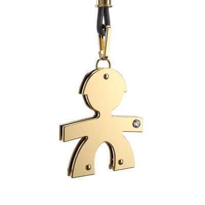 leBebé / I Diamantini / ciondolo grande maschio / oro giallo e diamante
