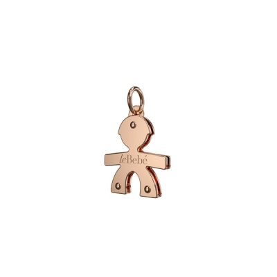 leBebé / I Mini / ciondolo piccolo maschietto / oro rosa