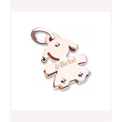 leBebé / I Mini / ciondolo piccolo femminuccia / oro rosa
