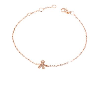 leBebé / Le Briciole / bracciale maschietto / oro rosa e diamanti