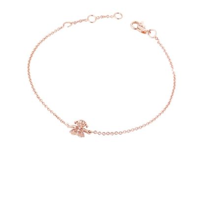 leBebé / Le Briciole / bracciale femminuccia / oro rosa e diamanti