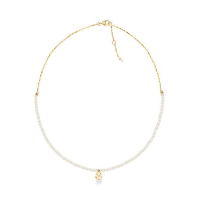 leBebé / Le Perle / collana bimba / oro giallo, perle e diamante