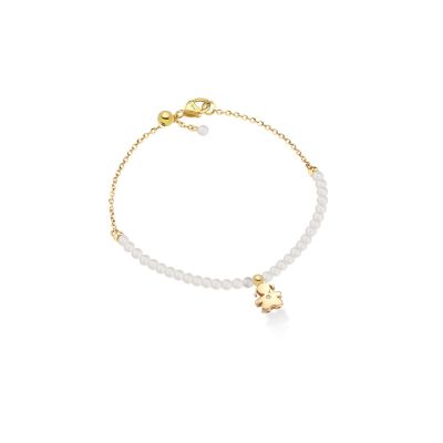 leBebé / Le Perle / bracciale bimba / oro giallo, perle e diamante