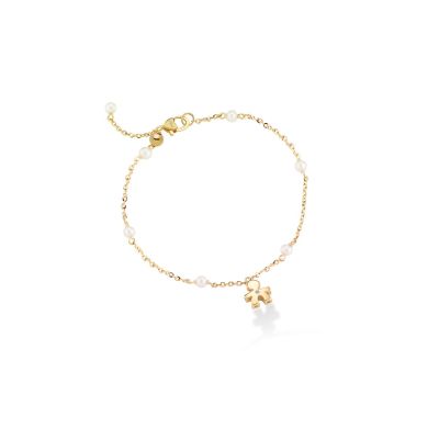 leBebé / Le Perle / bracciale bimbo / oro giallo, perle e diamante