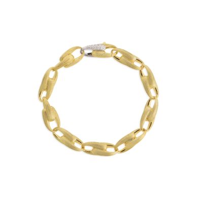 Marco Bicego / Lucia / bracciale 19,5 cm / oro giallo e bianco con diamanti
