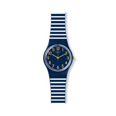 Swatch / Time to Swatch / Ora d'Aria / orologio donna / quadrante blu / cassa plastica / cinturino silicone