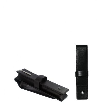 Montblanc / Meisterstück / astuccio per 1 penna / pelle nera