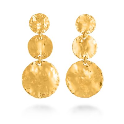 Giovanni Raspini / Nomad / orecchini cascata Dakota / bronzo dorato