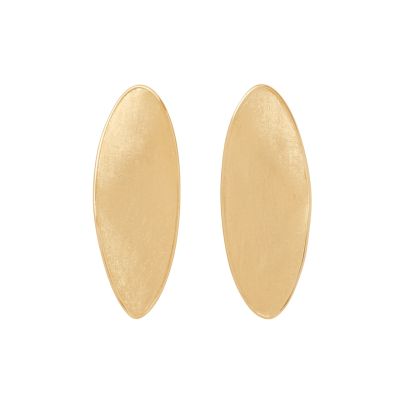 Marco Bicego / Lunaria Twist / orecchini a lobo pendenti 4 cm / oro giallo