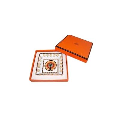 Hermès / Brazil / vide-poche / porcellana / bianco, giallo, arancio, nero