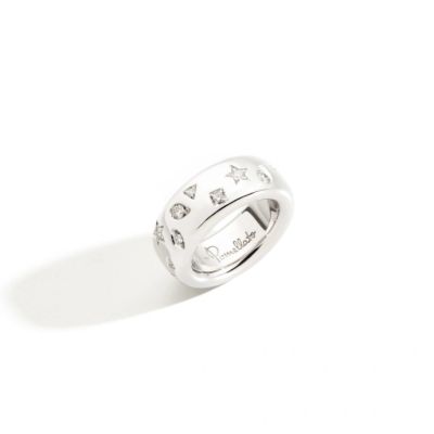 Pomellato / Iconica / anello / oro bianco e diamanti