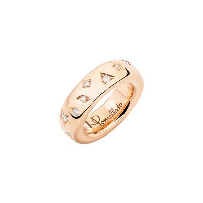 Pomellato / Iconica / anello / oro rosa e diamanti