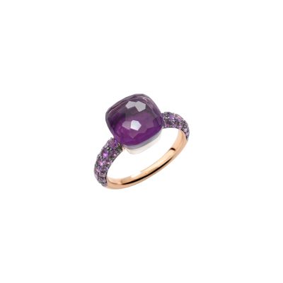Pomellato / Nudo Classic / anello / oro rosa, oro bianco e ametiste