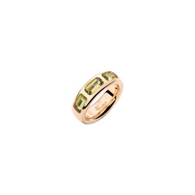 Pomellato / Iconica / anello / oro rosa e peridoti