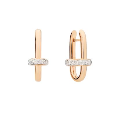 Pomellato / Iconica / orecchini / oro rosa e diamanti