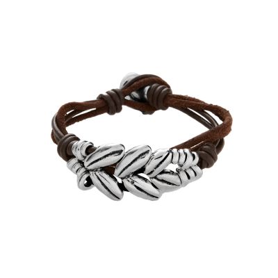 UNO de 50 / Pulseras / bracciale / Serene / argento e cuoio