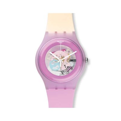 Swatch / New Gent / Sweet Me / orologio donna / quadrante trasparente / cassa plastica / cinturino plastica