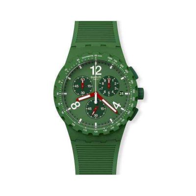Swatch / Originals / Primarily Green / orologio unisex / quadrante verde / cassa plastica / cinturino silicone