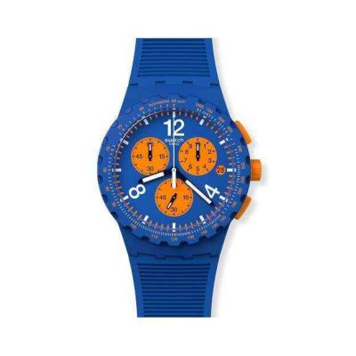 Swatch / Originals / Primarily Blue / orologio unisex / quadrante blu / cassa plastica / cinturino silicone