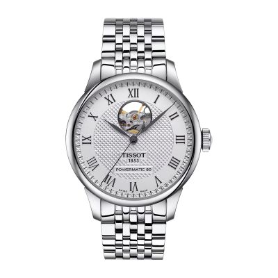 Tissot Le Locle Automatic Powermatic 80 / orologio uomo / quadrante argentato / cassa e bracciale acciaio