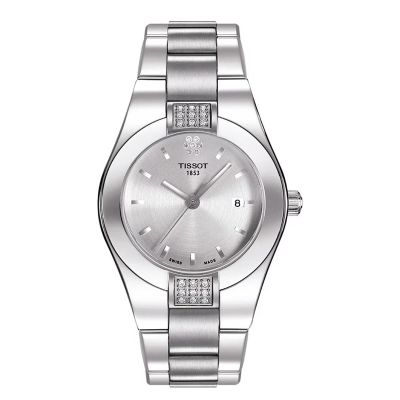 Tissot Glam Sport / orologio donna / quadrante argentato / cassa e bracciale acciaio