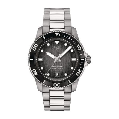 Tissot Seastar 1000 Powermatic 80 / orologio uomo / quadrante grigio sfumato / cassa e bracciale acciaio 