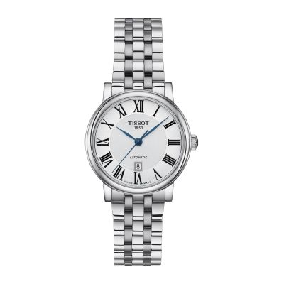 Tissot Carson Premium Lady / orologio donna / quadrante argentato / cassa e bracciale acciaio