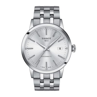 Tissot Classic Dream Swissmatic / orologio uomo / quadrante argentato / cassa e bracciale acciaio