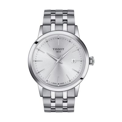 Tissot Classic Dream / orologio uomo / quadrante argentato / cassa e bracciale acciaio
