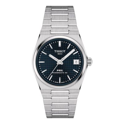 Tissot PRX Powermatic 80 - 35 mm / orologio unisex / quadrante blu / cassa e bracciale acciaio